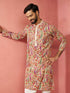 Men's Cream Crepe Kurta